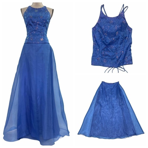 BLONDIE Nites Linda Bernell Maxi Skirt Size 9 - Picture 4 of 7